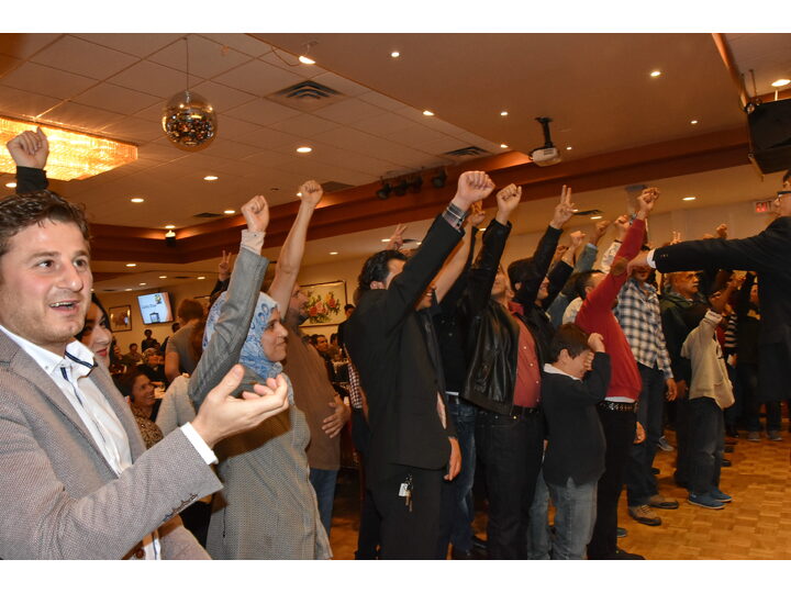 敘利亞難民迎新宴會