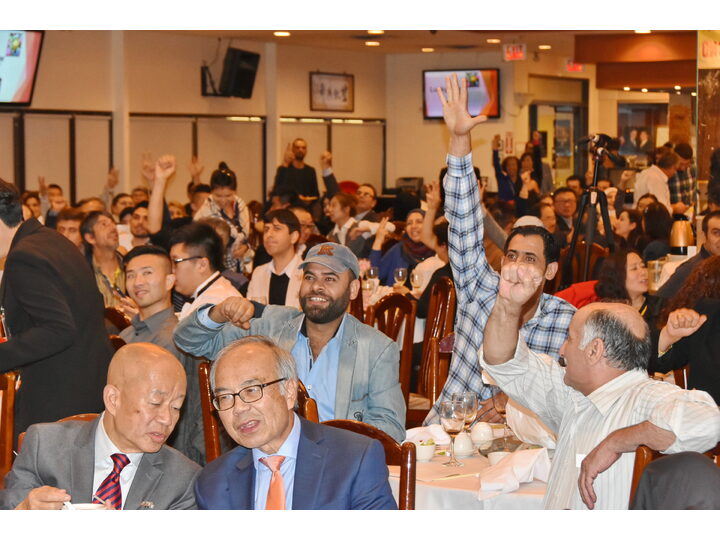 敘利亞難民迎新宴會