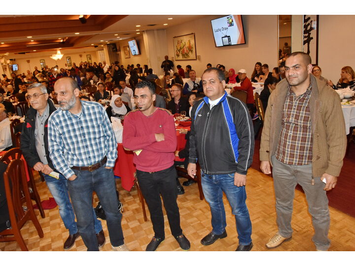 敘利亞難民迎新宴會