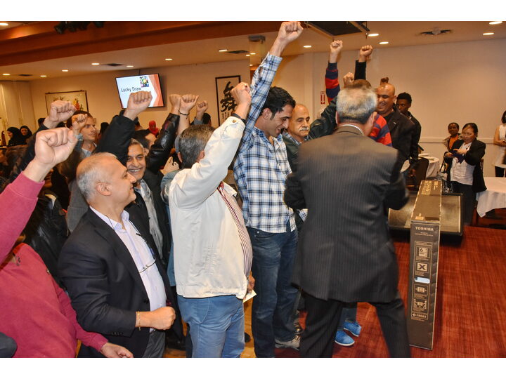 敘利亞難民迎新宴會